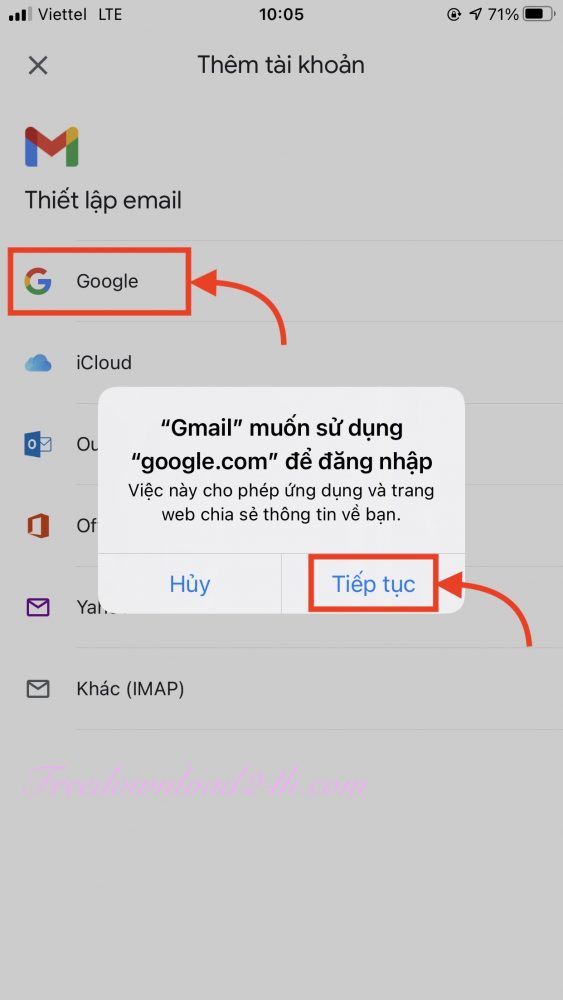 Tạo nhiều tài khoản Gmail trên điện thoại